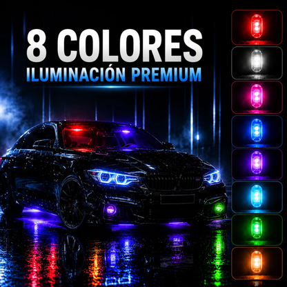 Kit de luces RGB LED para interior de carro